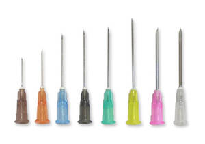 Иглы калибра 26G, 25G, 23G, 22G, 21G, 20G, 18G, 16G